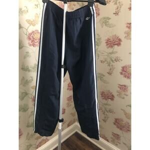 Adidas Activewear Cropped Elastic Striped Black Track Pant Boys Medium